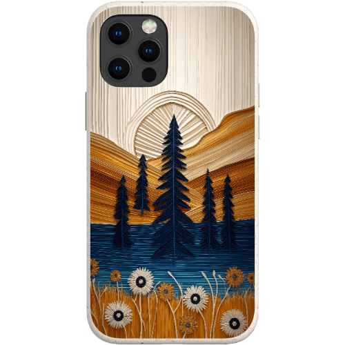 Stepping Green Phone Case Folded Paper Mountain Bio Case