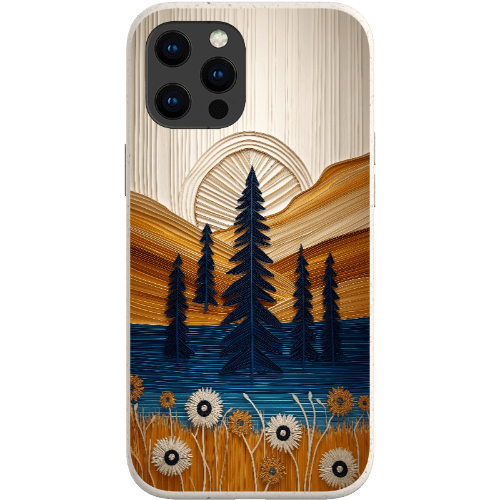 Stepping Green Phone Case Folded Paper Mountain Bio Case