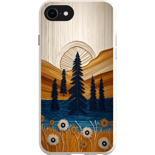 Stepping Green Phone Case Folded Paper Mountain Bio Case