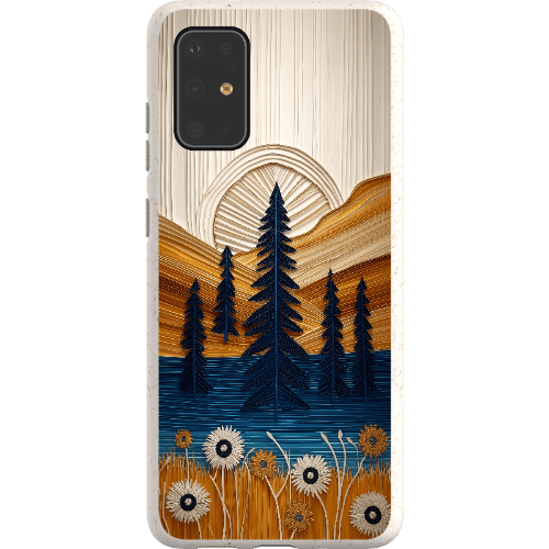 Stepping Green Phone Case Folded Paper Mountain Bio Case