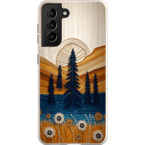 Stepping Green Phone Case Folded Paper Mountain Bio Case