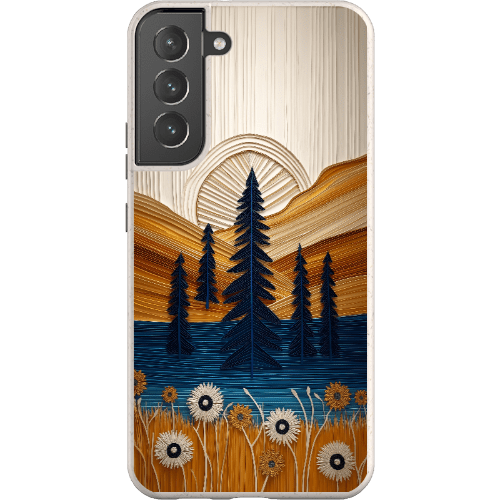 Stepping Green Phone Case Folded Paper Mountain Bio Case