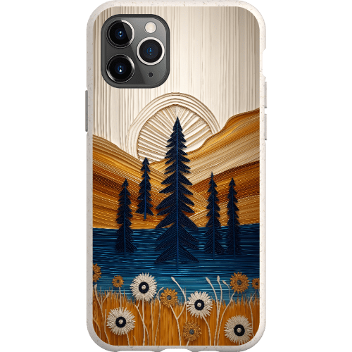 Stepping Green Phone Case Folded Paper Mountain Bio Case