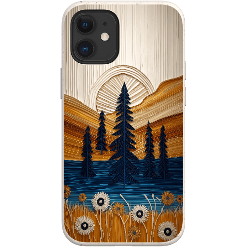 Stepping Green Phone Case Folded Paper Mountain Bio Case