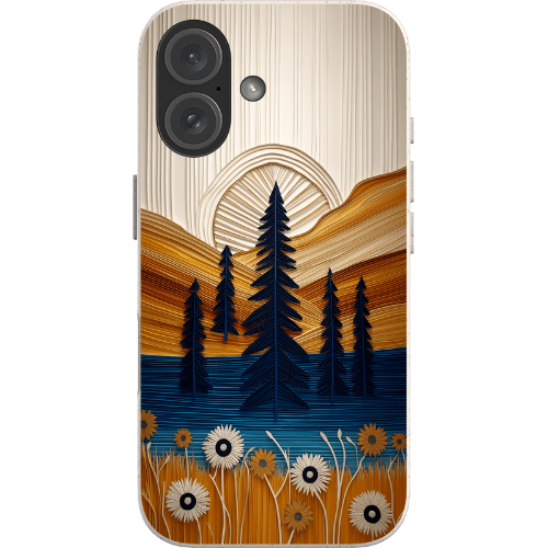 Stepping Green Phone Case Folded Paper Mountain Bio Case