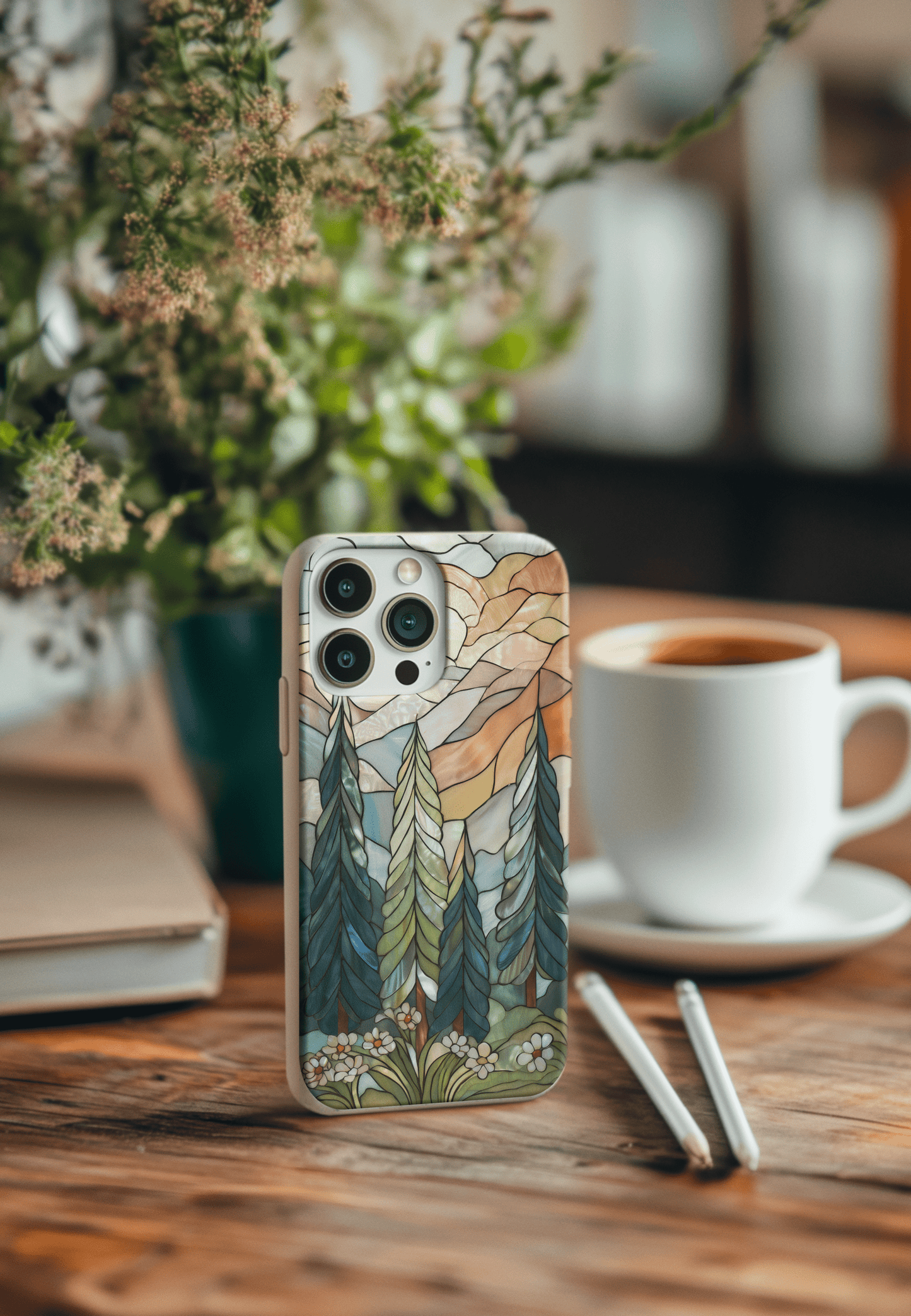 Stepping Green Phone Case Forest Pearl Bio Case