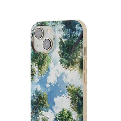 Stepping Green Phone Case Forest Sky Bio Case