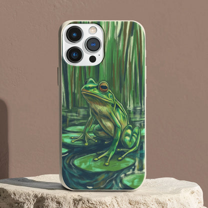 Stepping Green Phone Case Froggie 1 Bio Case