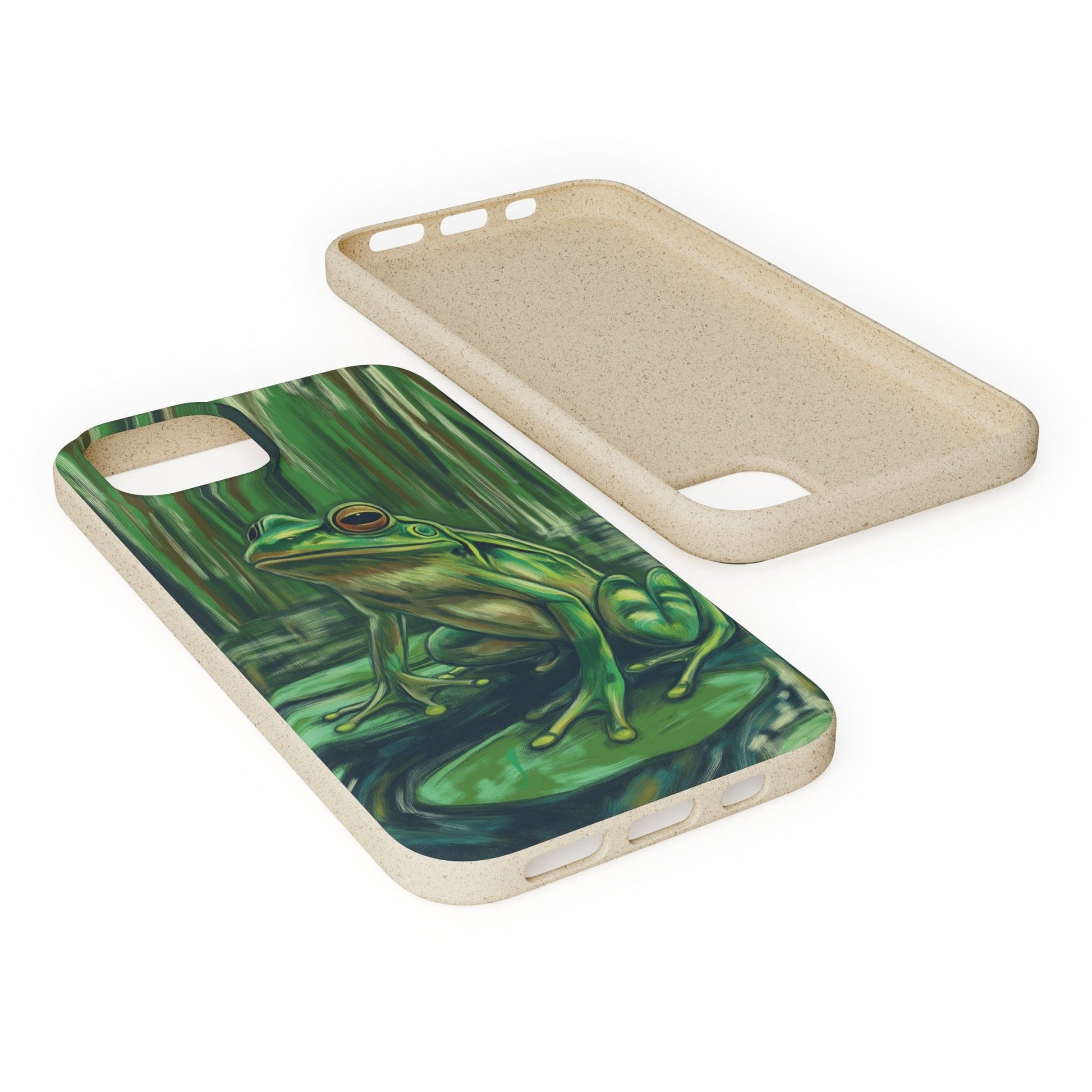 Stepping Green Phone Case Froggie 1 Bio Case