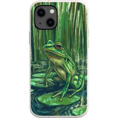 Stepping Green Phone Case Froggie 1 Bio Case