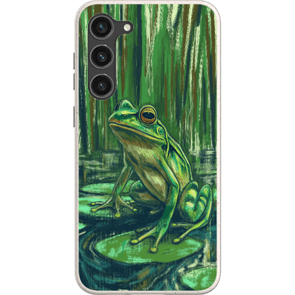 Stepping Green Phone Case Froggie 1 Bio Case