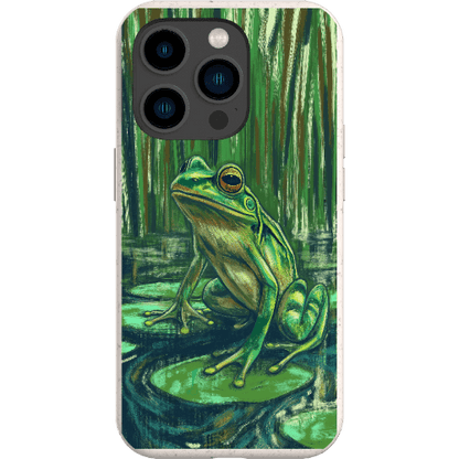 Stepping Green Phone Case Froggie 1 Bio Case