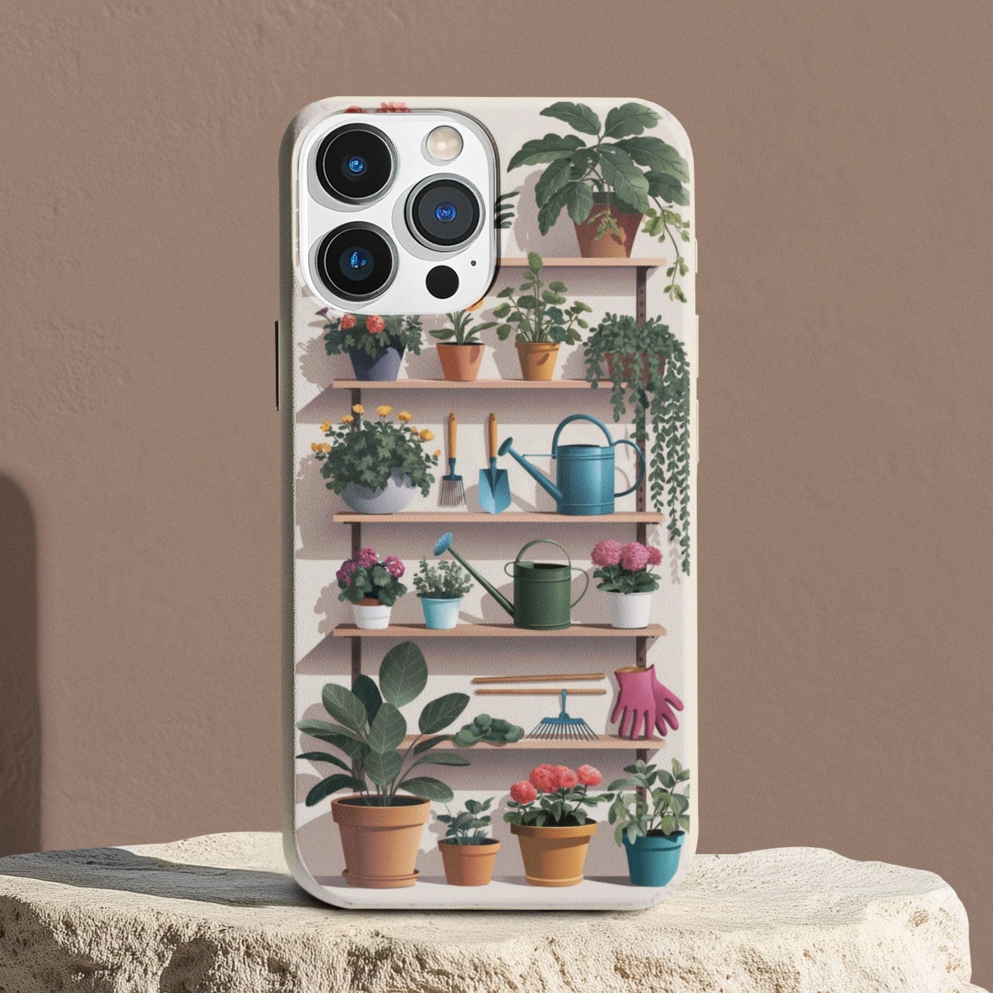 Stepping Green Phone Case Gardening Shelf Bio Case