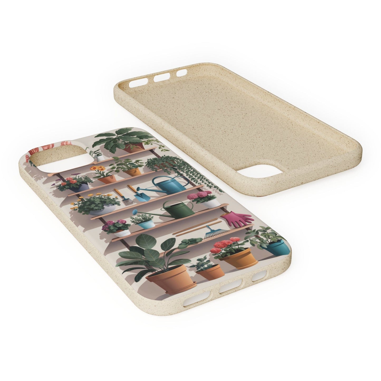 Stepping Green Phone Case Gardening Shelf Bio Case