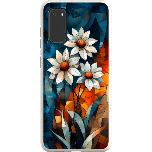 Stepping Green Phone Case Geometric Daisies Bio Case