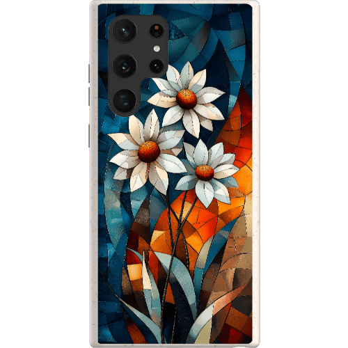 Stepping Green Phone Case Geometric Daisies Bio Case