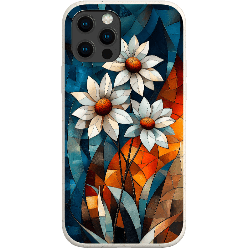 Stepping Green Phone Case Geometric Daisies Bio Case