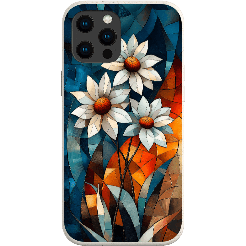 Stepping Green Phone Case Geometric Daisies Bio Case