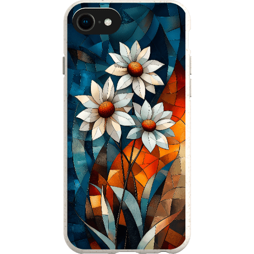 Stepping Green Phone Case Geometric Daisies Bio Case