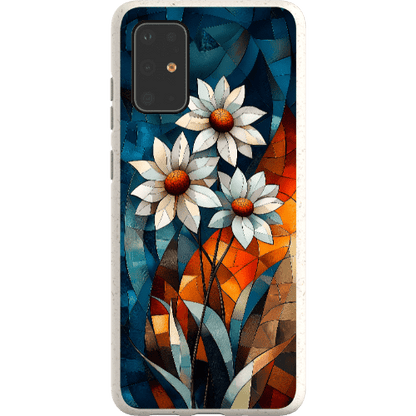 Stepping Green Phone Case Geometric Daisies Bio Case