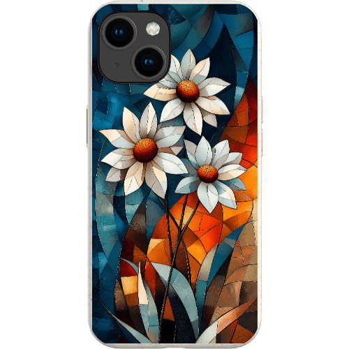 Stepping Green Phone Case Geometric Daisies Bio Case