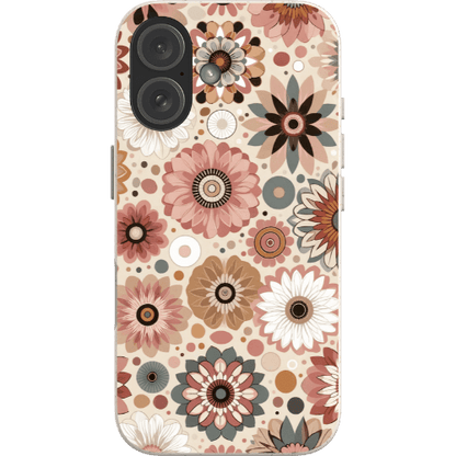 Stepping Green Phone Case Geometric Flowers Bio Case