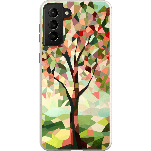 Stepping Green Phone Case Geometric Tree Bio Case