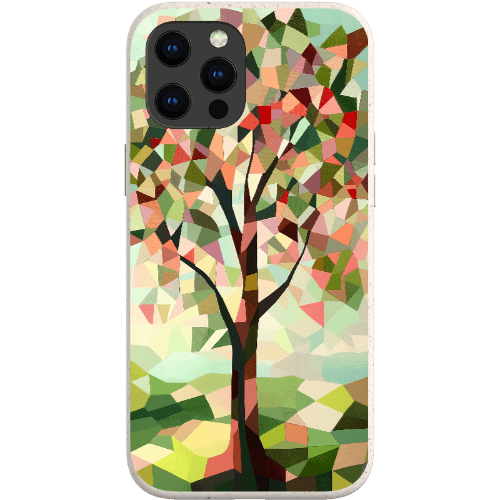 Stepping Green Phone Case Geometric Tree Bio Case