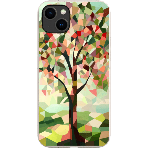 Stepping Green Phone Case Geometric Tree Bio Case