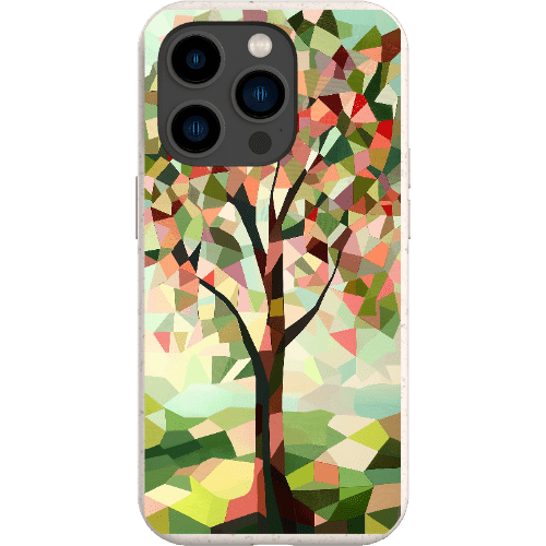 Stepping Green Phone Case Geometric Tree Bio Case