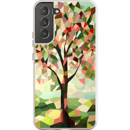 Stepping Green Phone Case Geometric Tree Bio Case