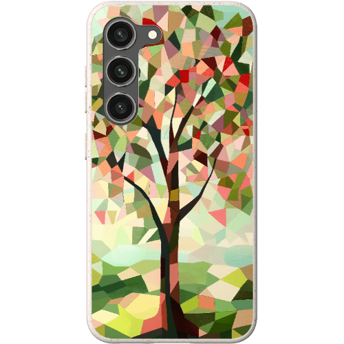 Stepping Green Phone Case Geometric Tree Bio Case