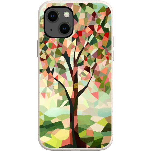 Stepping Green Phone Case Geometric Tree Bio Case