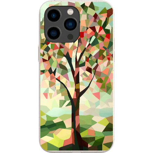 Stepping Green Phone Case Geometric Tree Bio Case