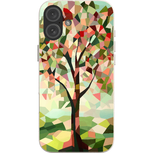 Stepping Green Phone Case Geometric Tree Bio Case