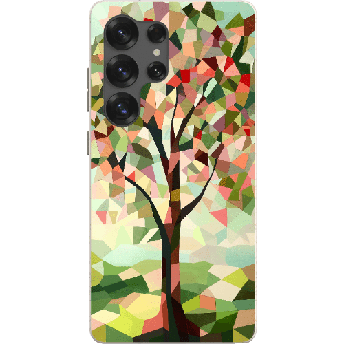 Stepping Green Phone Case Geometric Tree Bio Case
