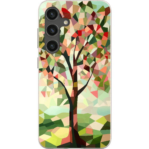 Stepping Green Phone Case Geometric Tree Bio Case