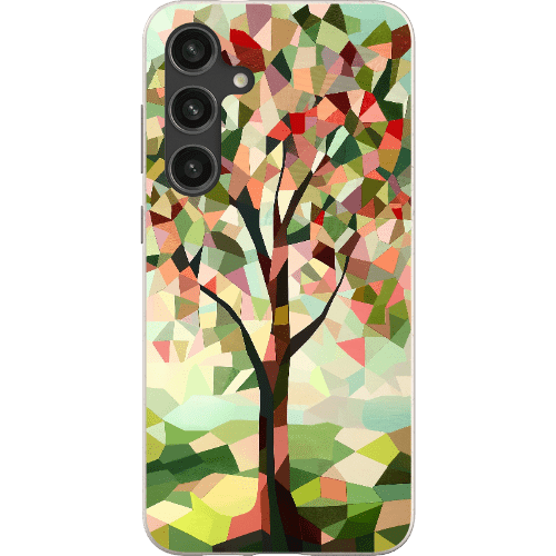 Stepping Green Phone Case Geometric Tree Bio Case