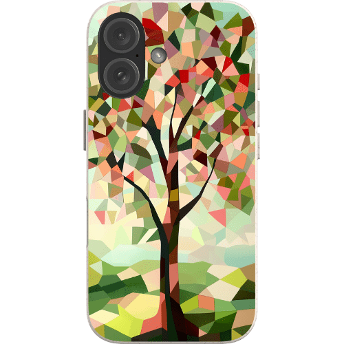 Stepping Green Phone Case Geometric Tree Bio Case