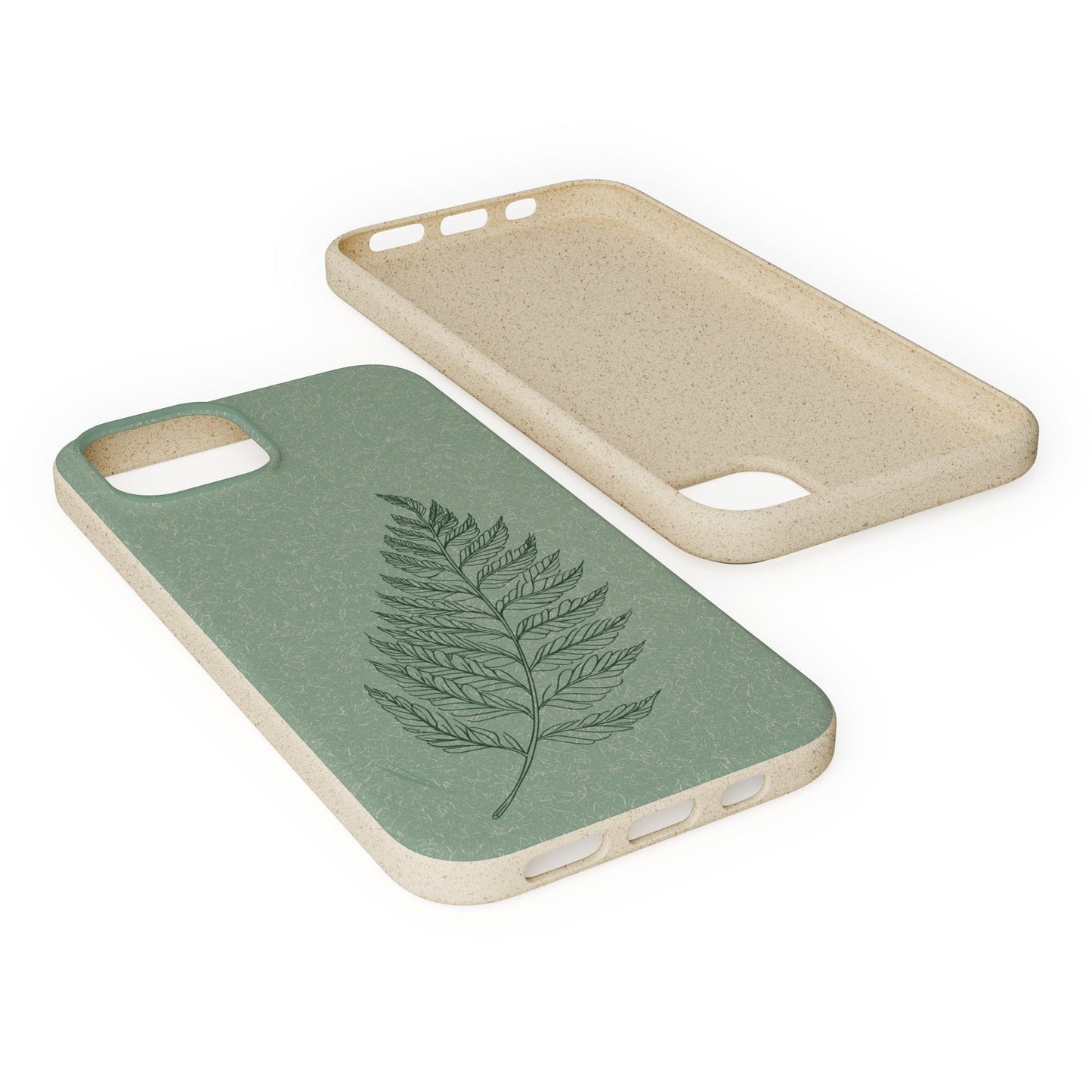 Stepping Green Phone Case Green Fern Leaf Bio Case