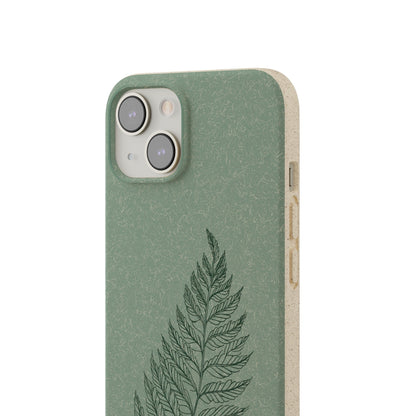 Stepping Green Phone Case Green Fern Leaf Bio Case