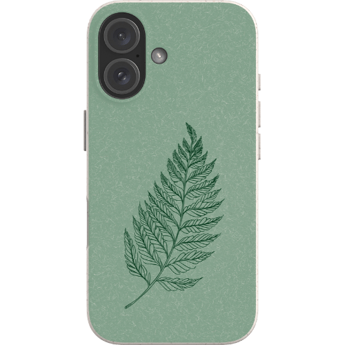 Stepping Green Phone Case Green Fern Leaf Bio Case
