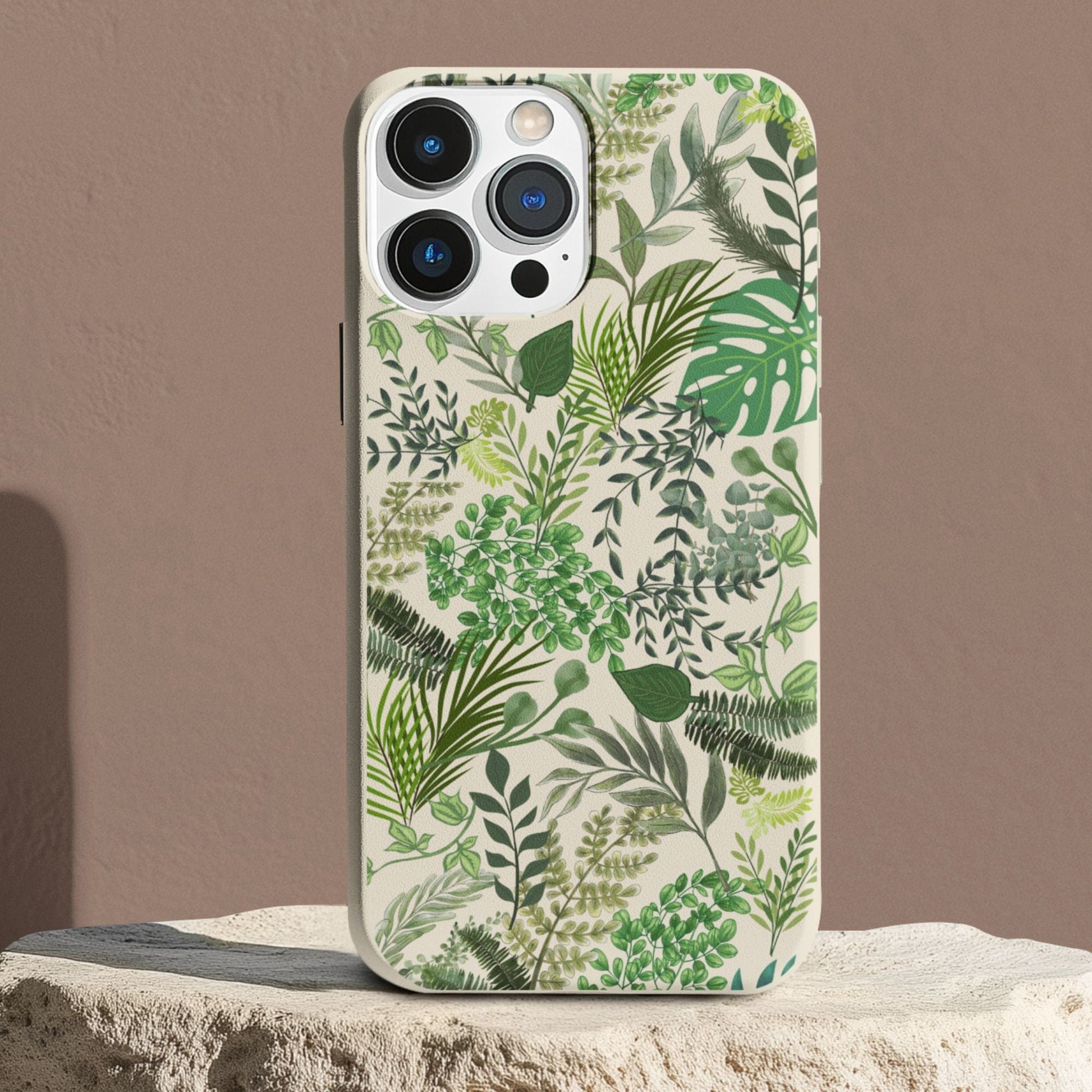 Stepping Green Phone Case Green Leaves Bio Case