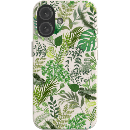 Stepping Green Phone Case Green Leaves Bio Case
