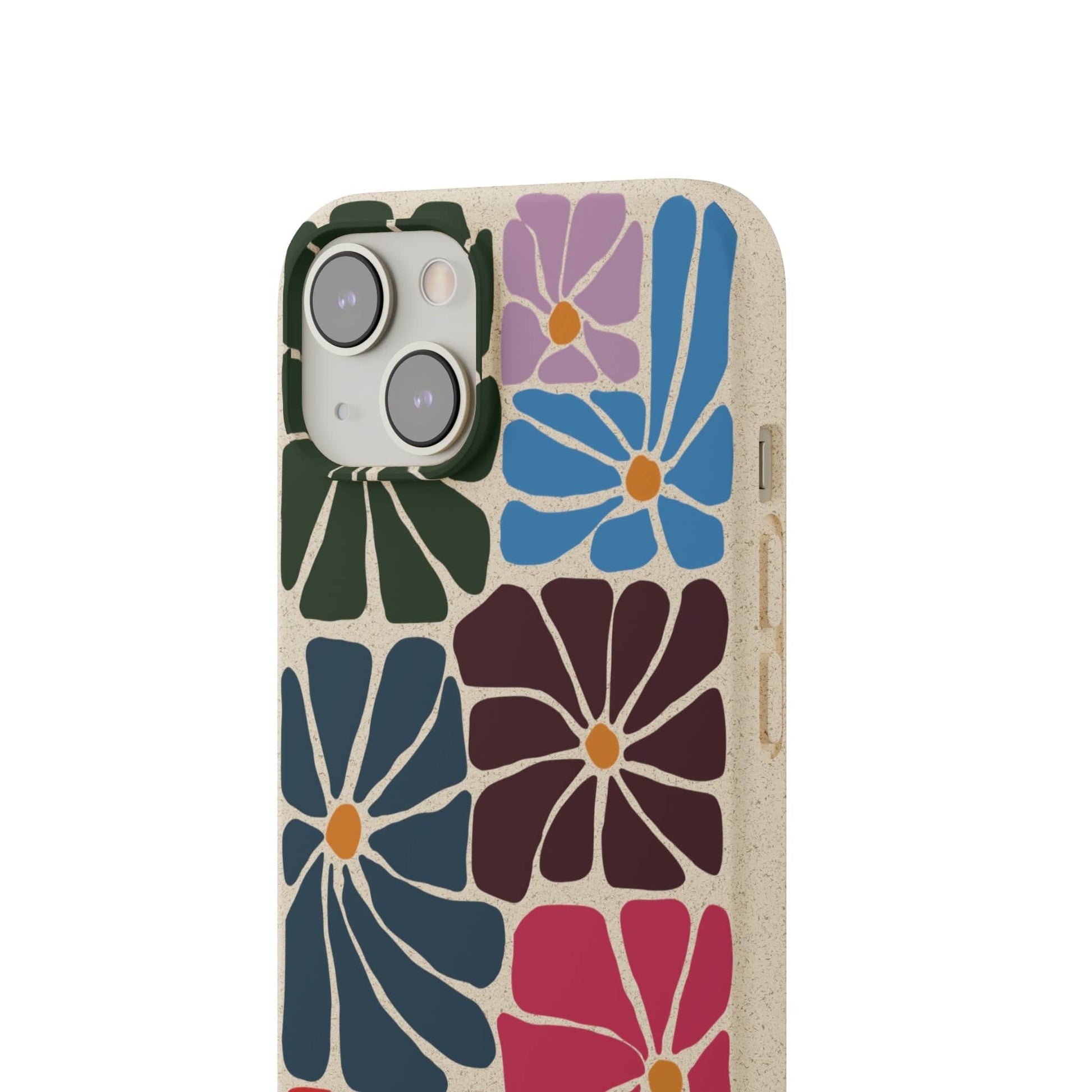 Stepping Green Phone Case Groovy Flowers Bio Case