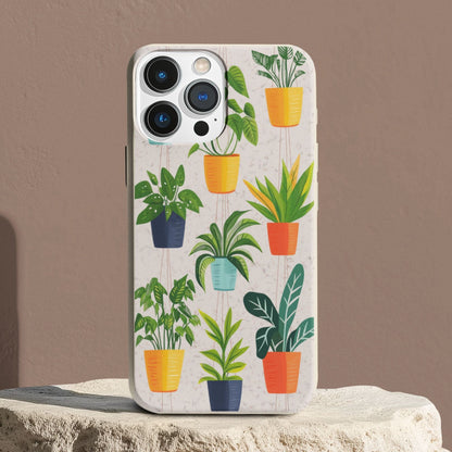 Stepping Green Phone Case Hanging Houseplants Bio Case