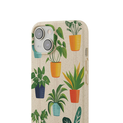 Stepping Green Phone Case Hanging Houseplants Bio Case