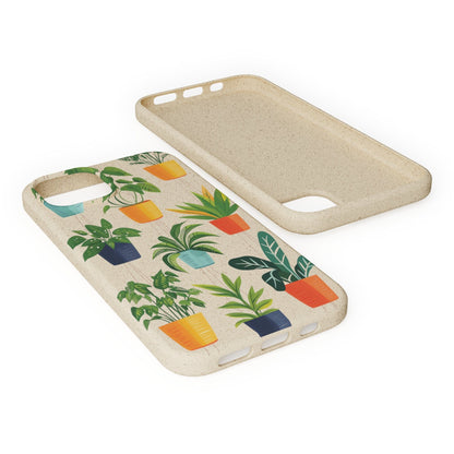 Stepping Green Phone Case Hanging Houseplants Bio Case