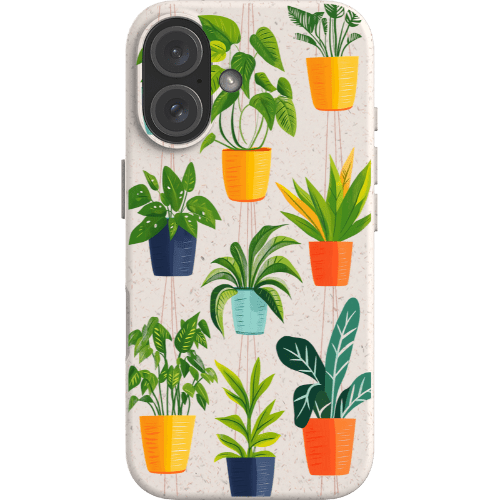 Stepping Green Phone Case Hanging Houseplants Bio Case