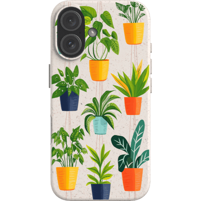 Stepping Green Phone Case Hanging Houseplants Bio Case